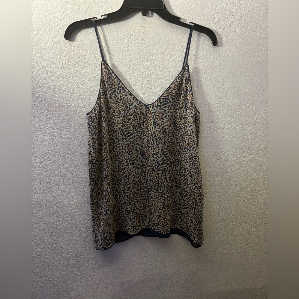 Zara Navy Speckled Camisole Top XS - Picture 2 of 10